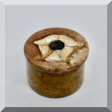 D44. Small soapstone trinket box. - $18 